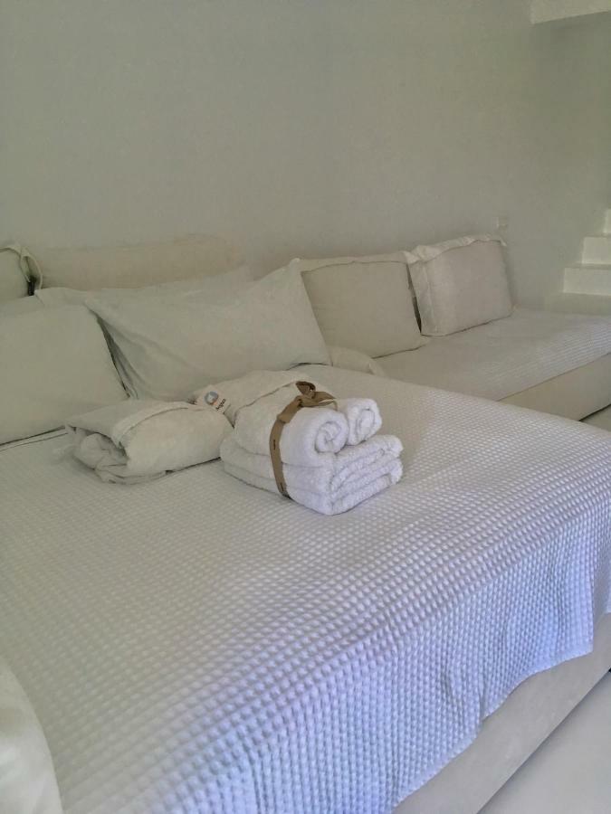 Luxury White Maisonette Kalafatis Extérieur photo